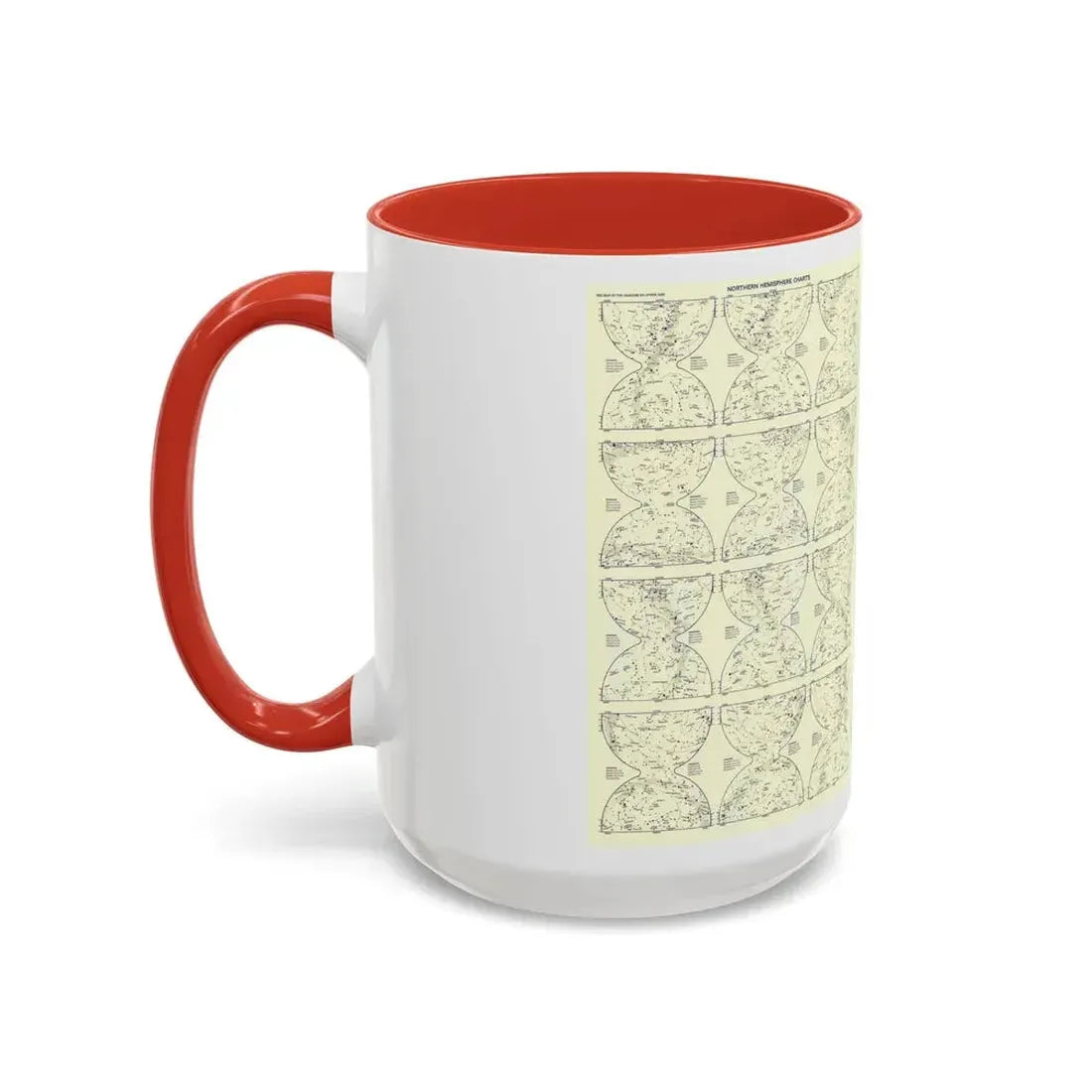 Heavens, The 2 (1957) (Map) Accent Coffee Mug - Go Mug Yourself