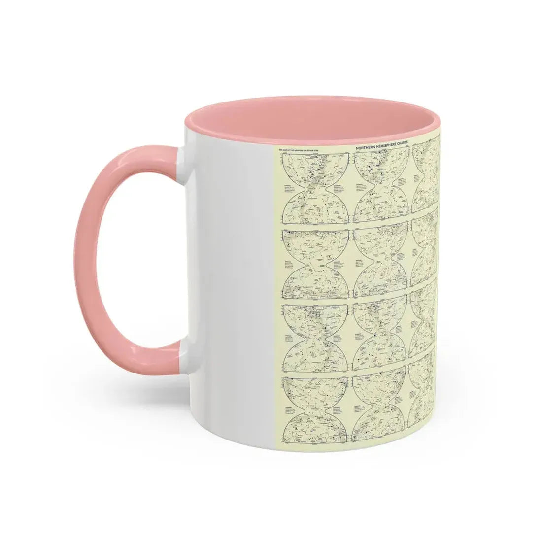 Heavens, The 2 (1957) (Map) Accent Coffee Mug - Go Mug Yourself