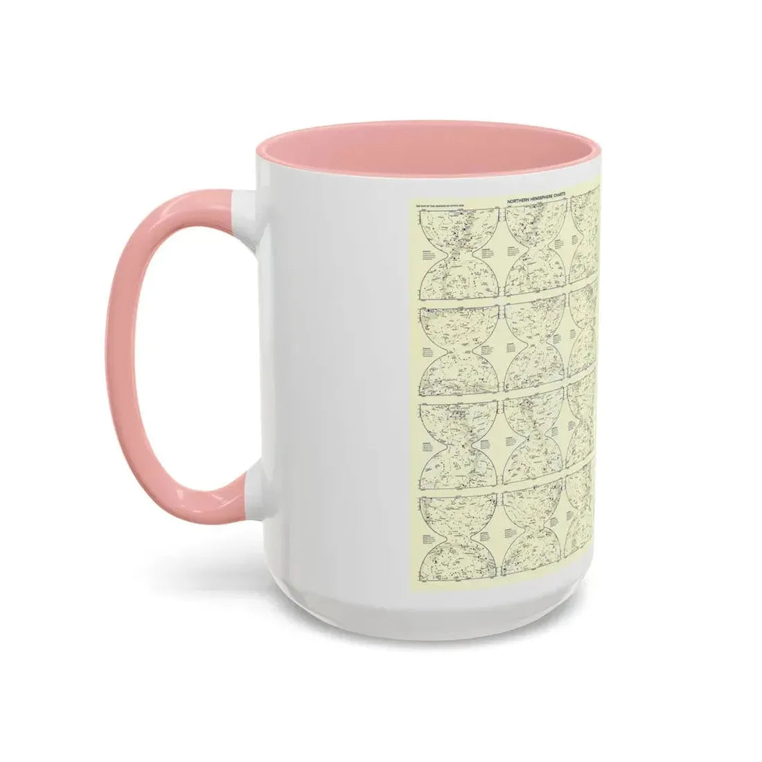 Heavens, The 2 (1957) (Map) Accent Coffee Mug - Go Mug Yourself