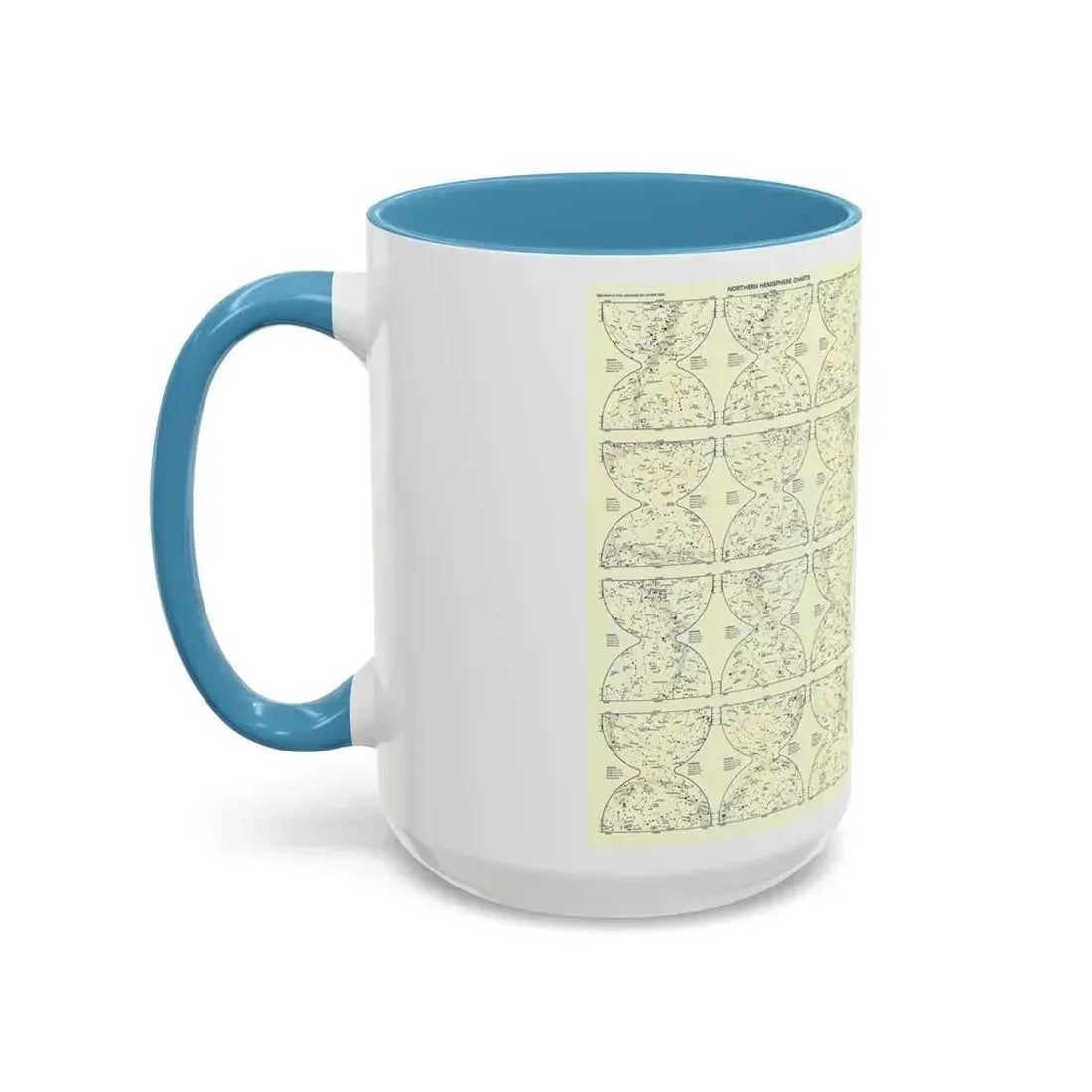 Heavens, The 2 (1957) (Map) Accent Coffee Mug - Go Mug Yourself