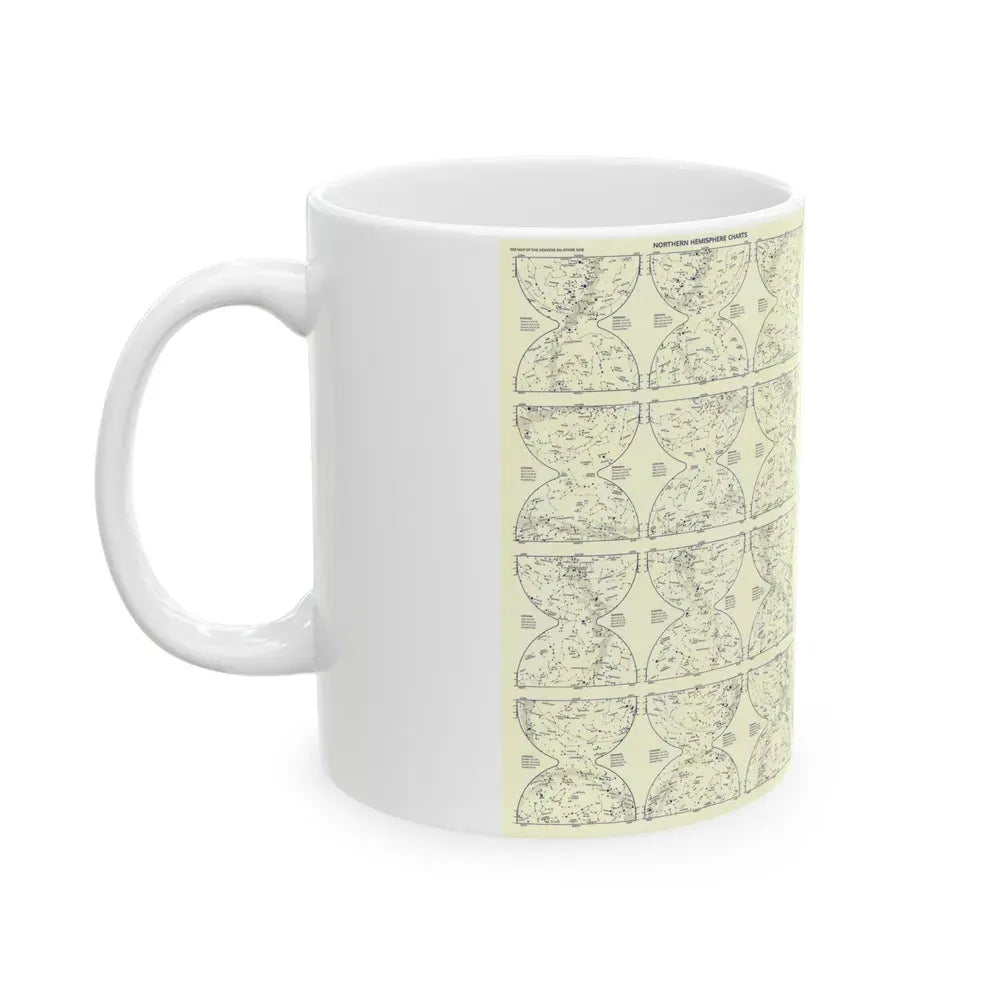 Heavens, The 2 (1957) (Map) White Coffee Mug - Go Mug Yourself