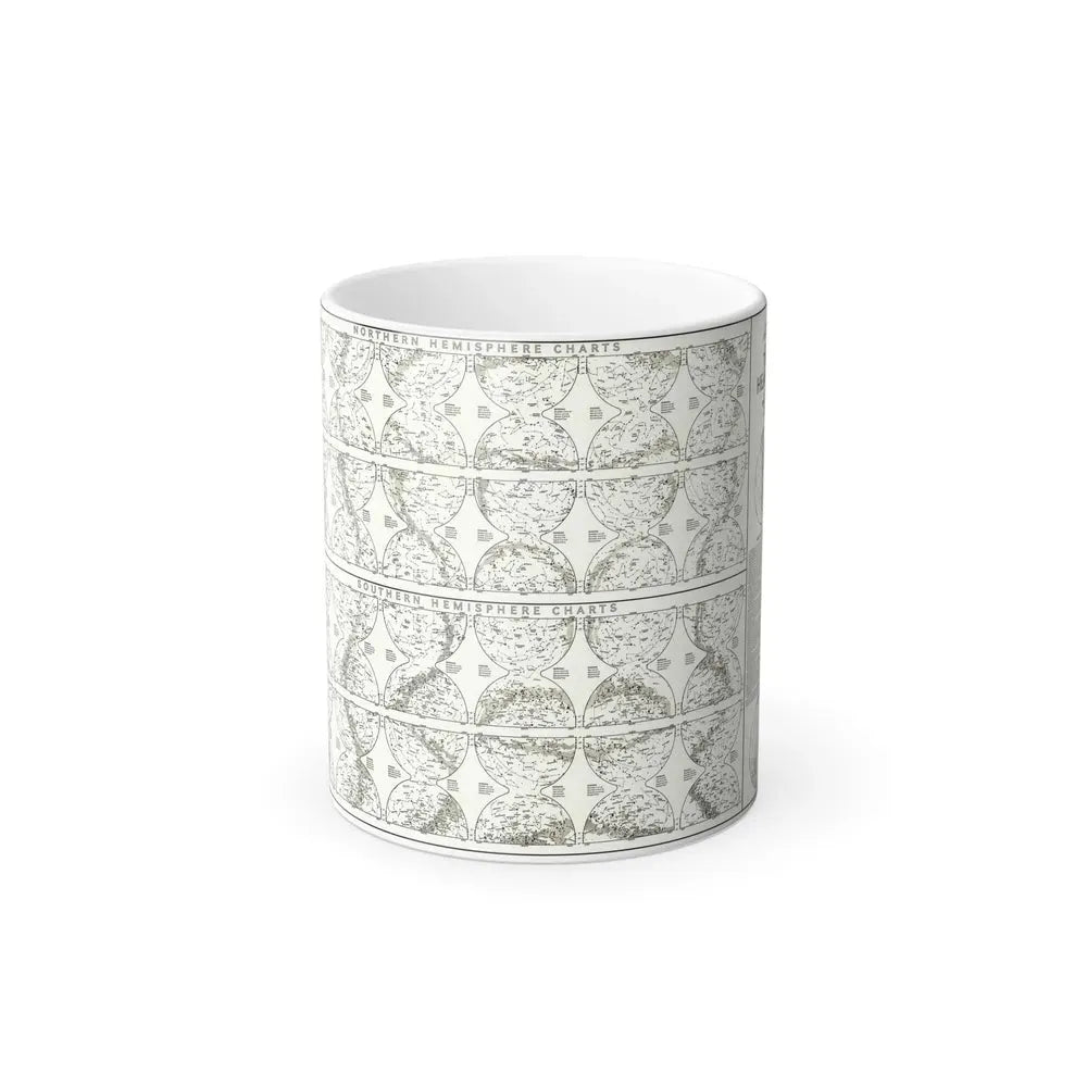 Heavens, The - Monthly Star Charts (1970) (Map) Color Changing Mug 11oz Default Title - Go Mug Yourself