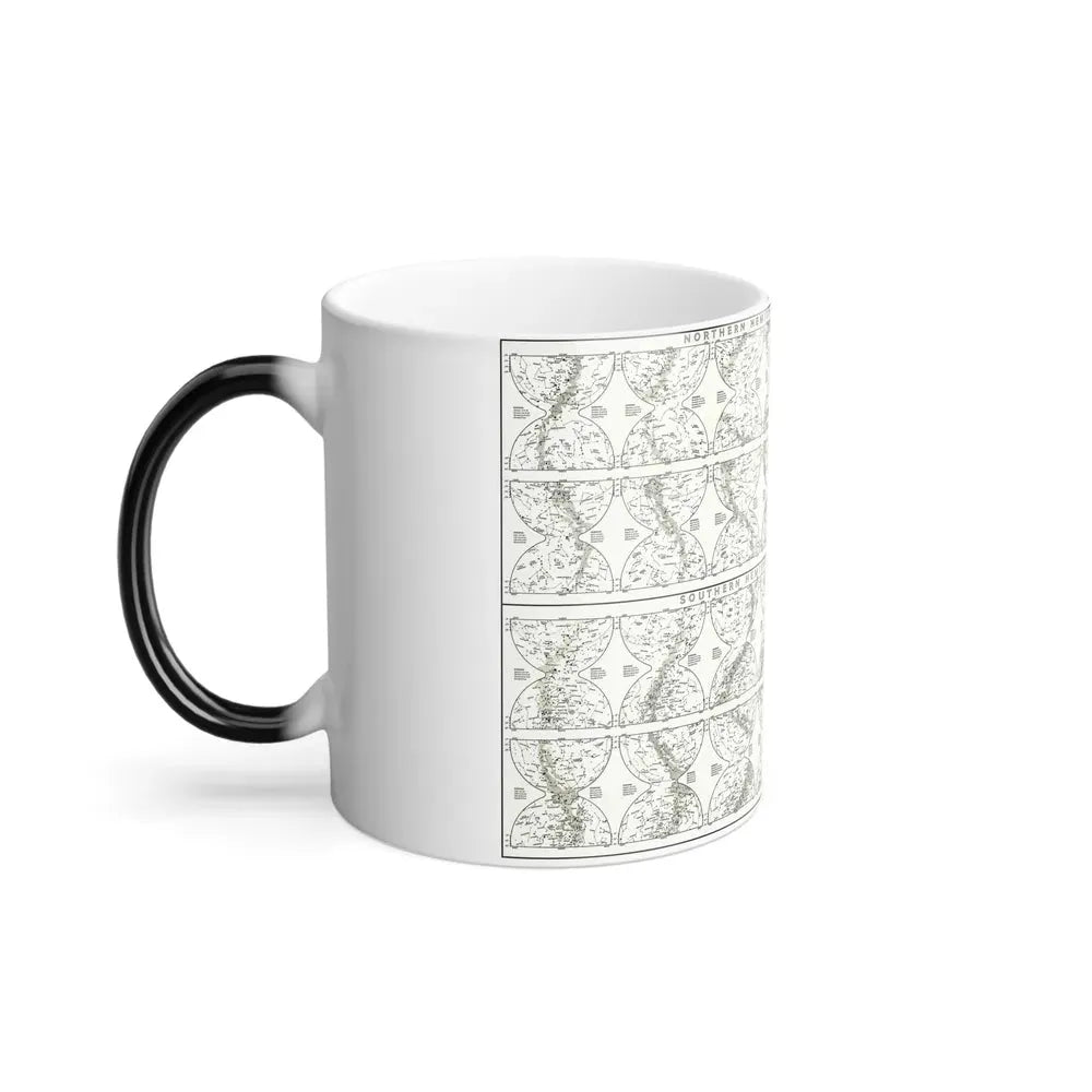 Heavens, The - Monthly Star Charts (1970) (Map) Color Changing Mug 11oz - Go Mug Yourself