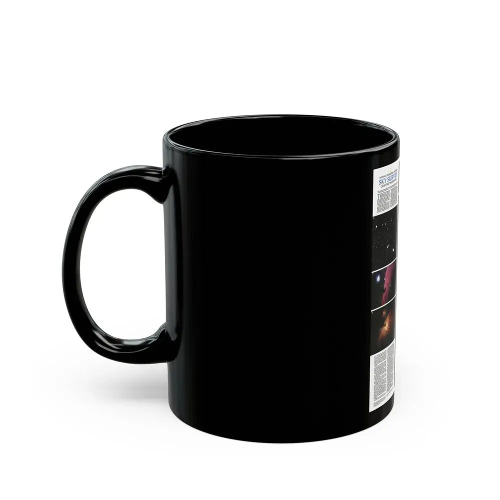 Heavens, The - Palomar Sky Survey (1983) (Map) Black Coffee Mug - Go Mug Yourself
