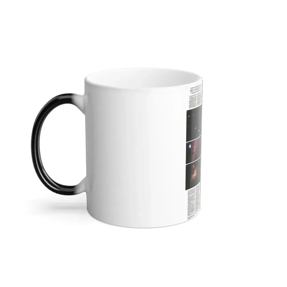 Heavens, The - Palomar Sky Survey (1983) (Map) Color Changing Mug 11oz - Go Mug Yourself