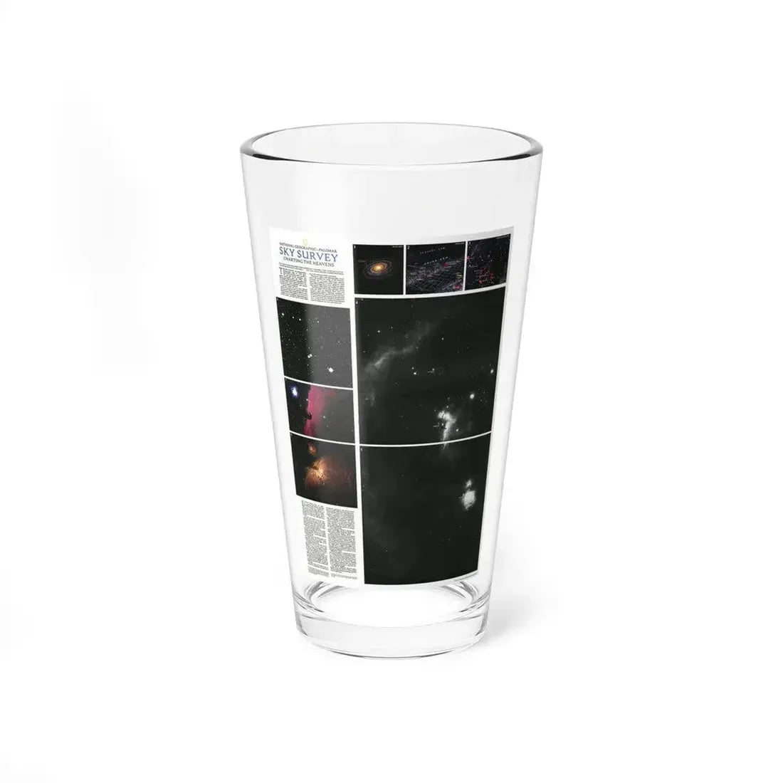 Heavens, The - Palomar Sky Survey (1983) (Map) Pint Glass 16oz 16oz - Go Mug Yourself