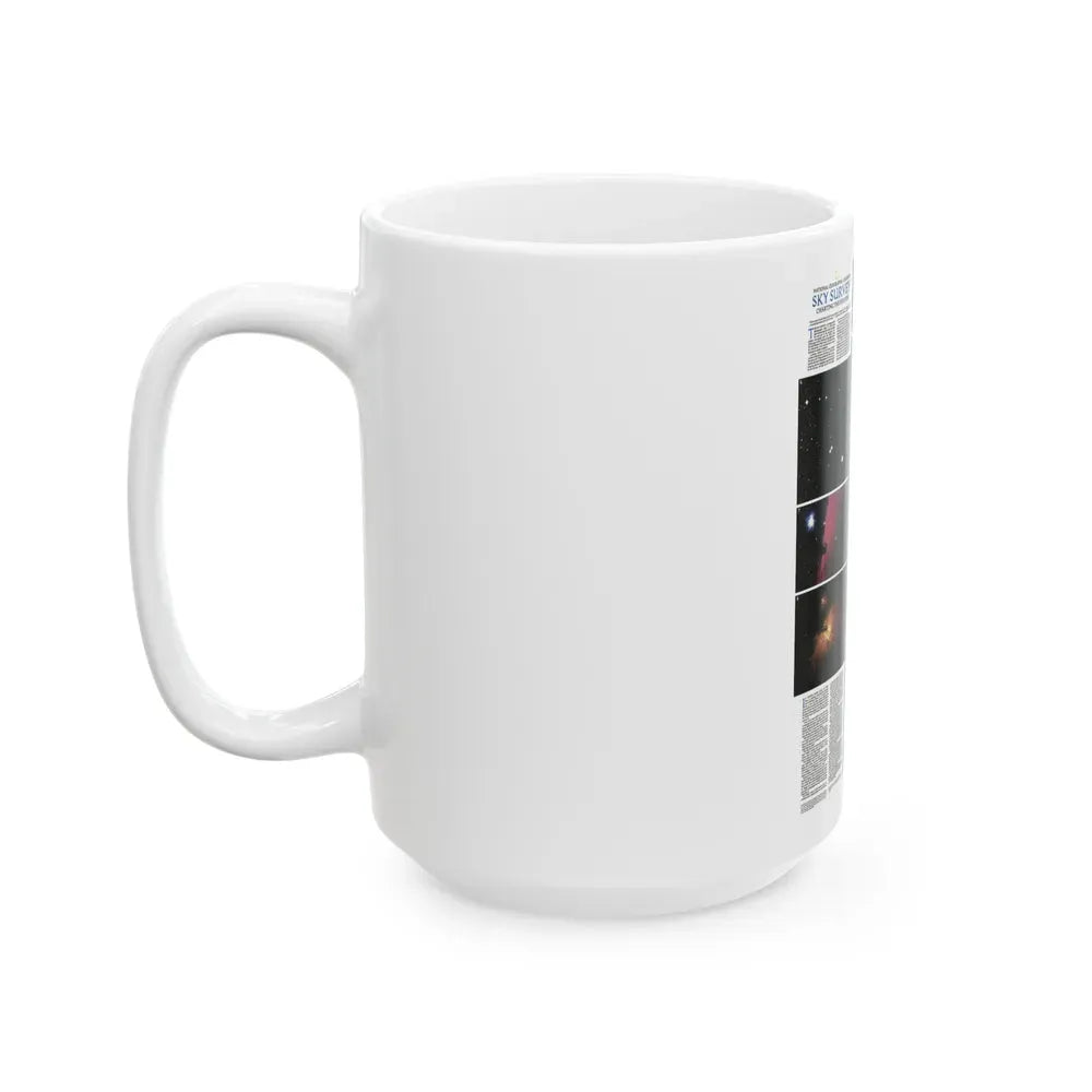 Heavens, The - Palomar Sky Survey (1983) (Map) White Coffee Mug - Go Mug Yourself