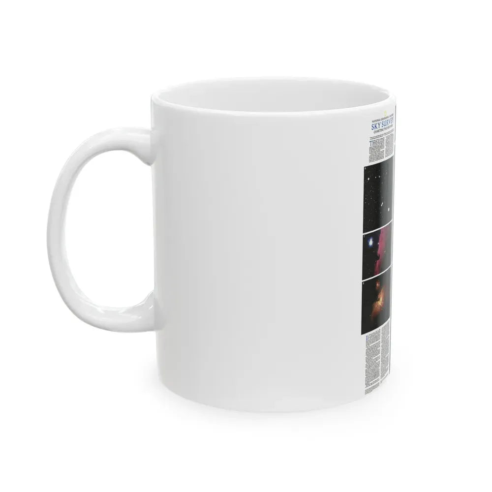 Heavens, The - Palomar Sky Survey (1983) (Map) White Coffee Mug - Go Mug Yourself