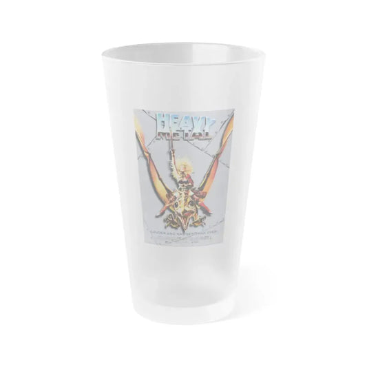 HEAVY METAL (RERELEASE) 1981 Movie Poster - Frosted Pint Glass 16oz 16oz Frosted - Go Mug Yourself