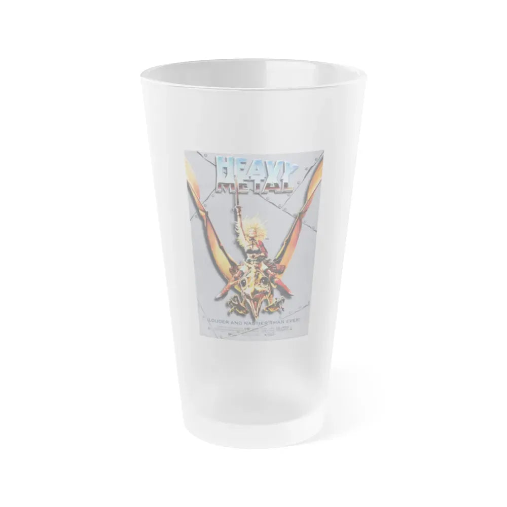 HEAVY METAL (RERELEASE) 1981 Movie Poster - Frosted Pint Glass 16oz 16oz Frosted - Go Mug Yourself