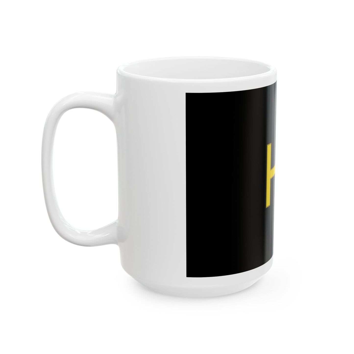 Hechtel-Eksel vlag (Belgium) White Coffee Mug-Go Mug Yourself