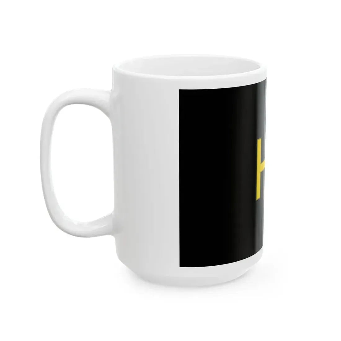 Hechtel-Eksel vlag (Belgium) White Coffee Mug - Go Mug Yourself
