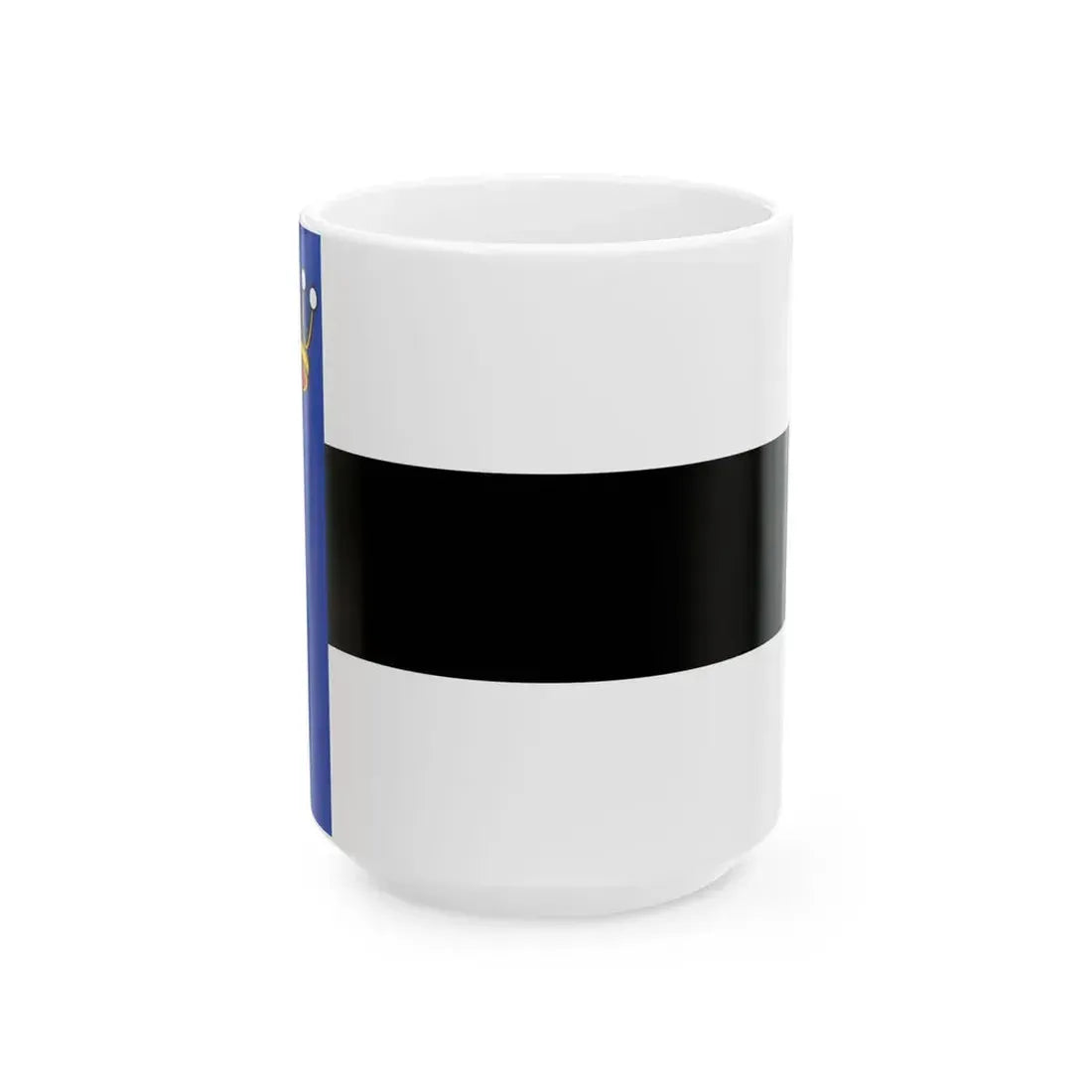 Heerenveen flag (Netherlands) White Coffee Mug 15oz - Go Mug Yourself