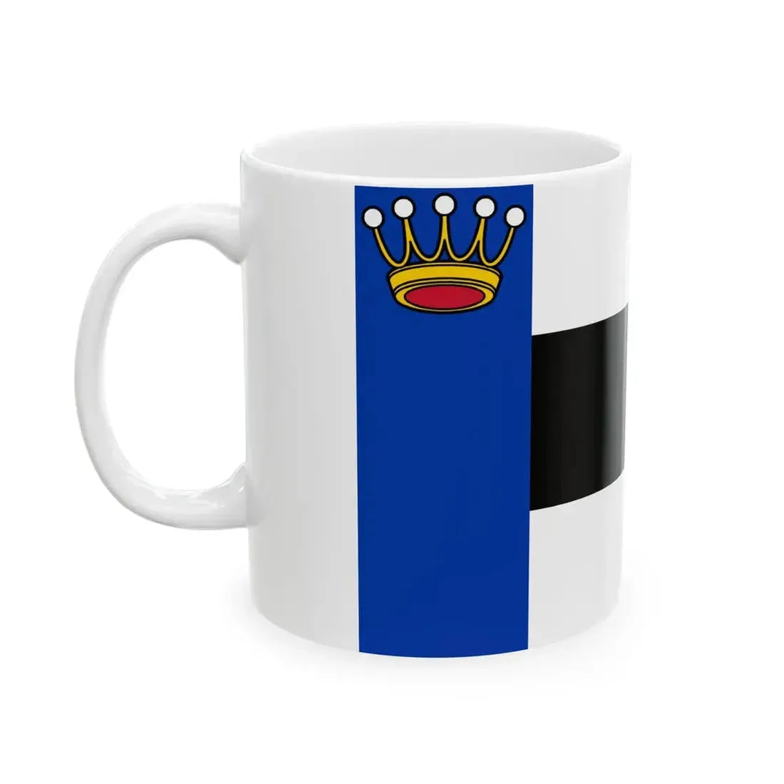 Heerenveen flag (Netherlands) White Coffee Mug - Go Mug Yourself