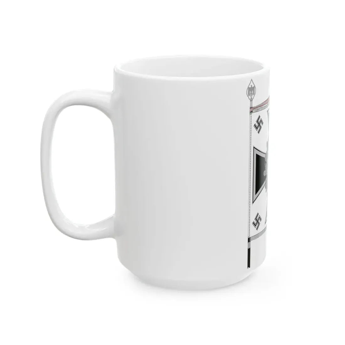 Heeresfahne Infanterie (Germany) White Coffee Mug - Go Mug Yourself