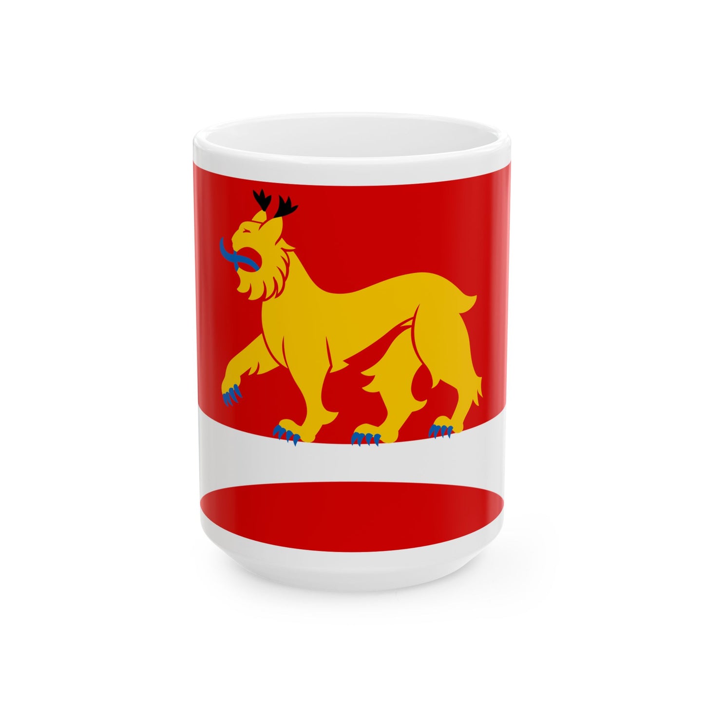 Heinola.lippu (Finland) White Coffee Mug-15oz-Go Mug Yourself