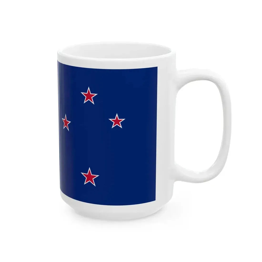 Helen Clarks New Zealand Flag (New Zealand) White Coffee Mug - Go Mug Yourself
