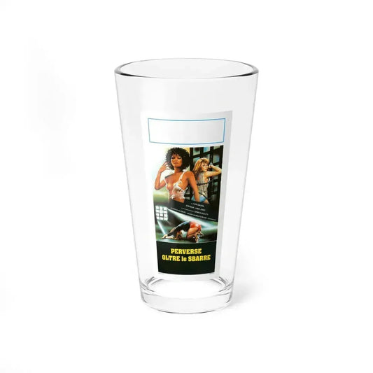 HELL BEHIND BARS (ITALIAN) 1984 Movie Poster - Pint Glass 16oz 16oz - Go Mug Yourself