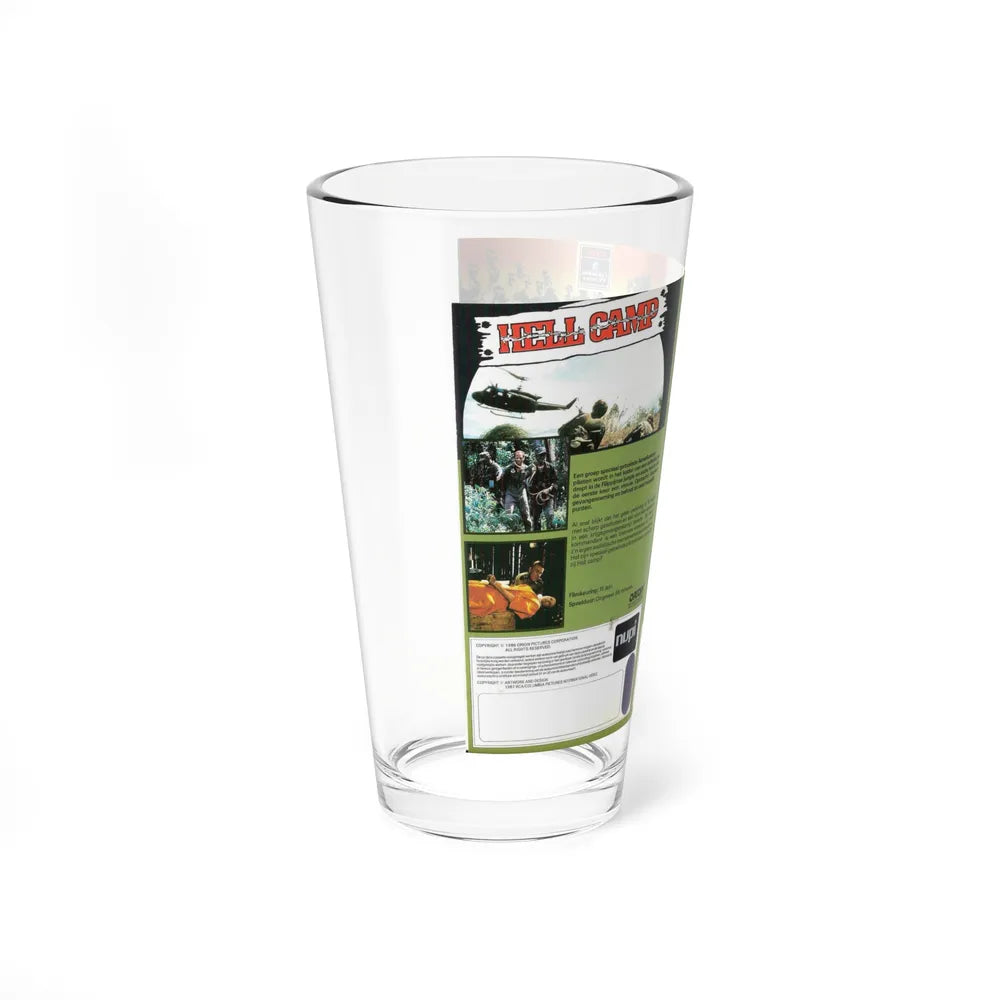 HELL CAMP (VHS COVER) Pint Glass 16oz - Go Mug Yourself