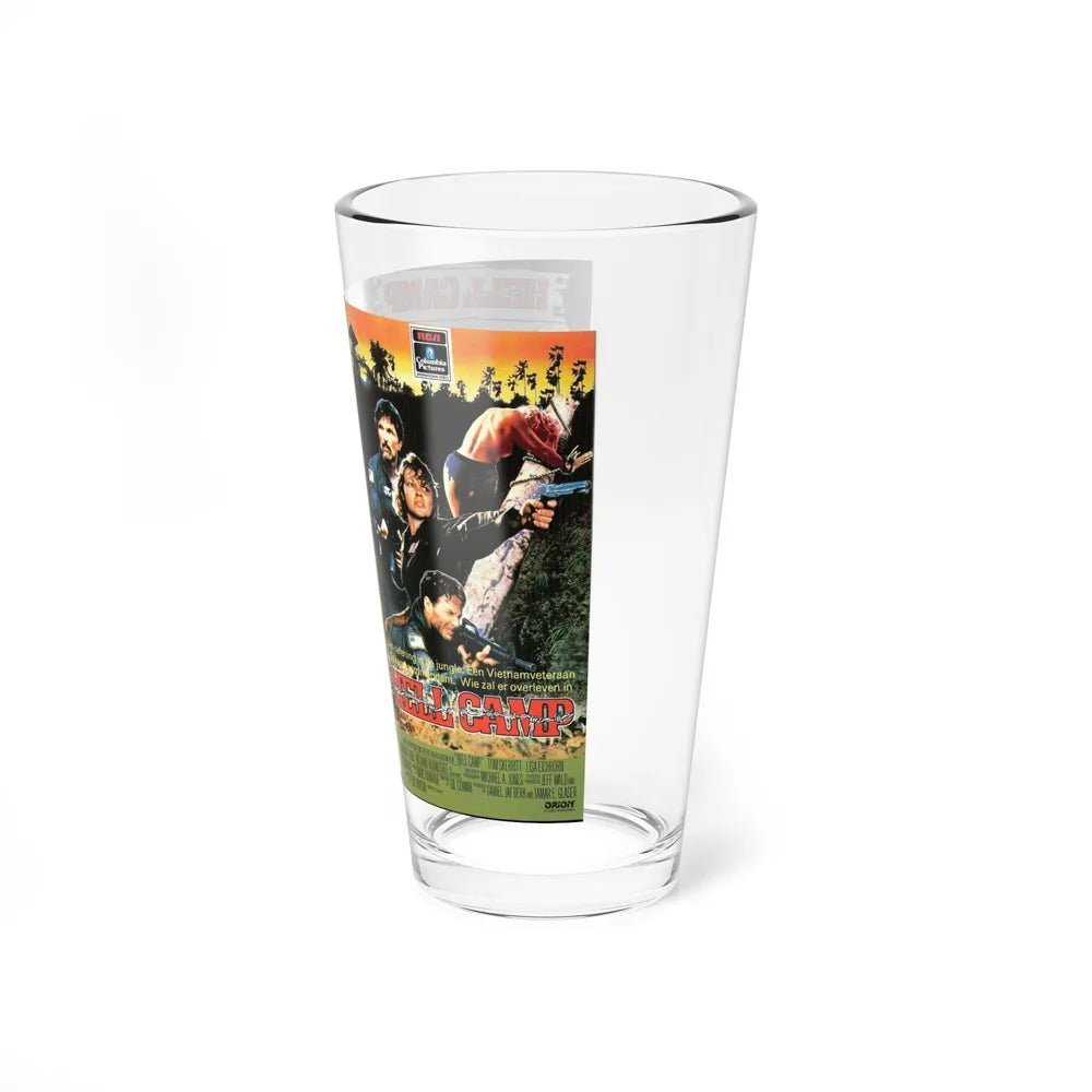 HELL CAMP (VHS COVER) Pint Glass 16oz - Go Mug Yourself