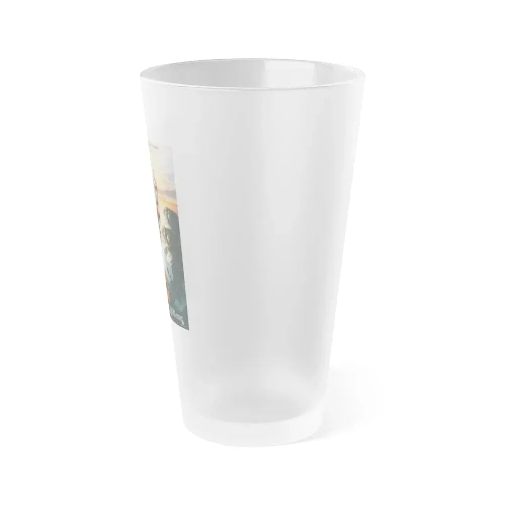 HELL COMES TO FROGTOWN 1988 Movie Poster - Frosted Pint Glass 16oz - Go Mug Yourself