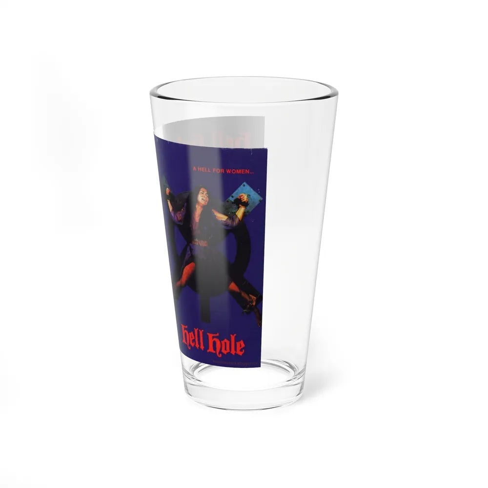 HELL HOLE (VHS COVER) Pint Glass 16oz - Go Mug Yourself