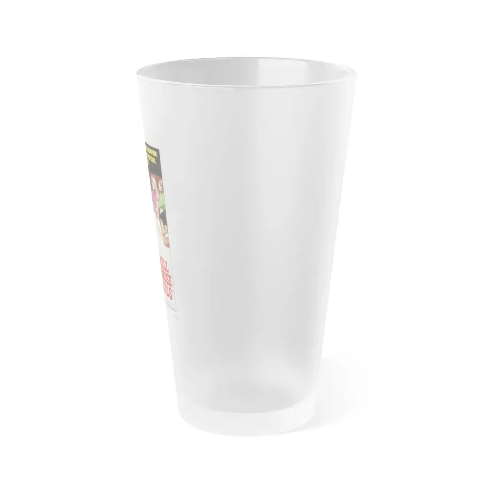 HELL HOUSE GIRLS (SCHOOL FOR UNCLAIMED GIRLS) 1969 Movie Poster - Frosted Pint Glass 16oz - Go Mug Yourself