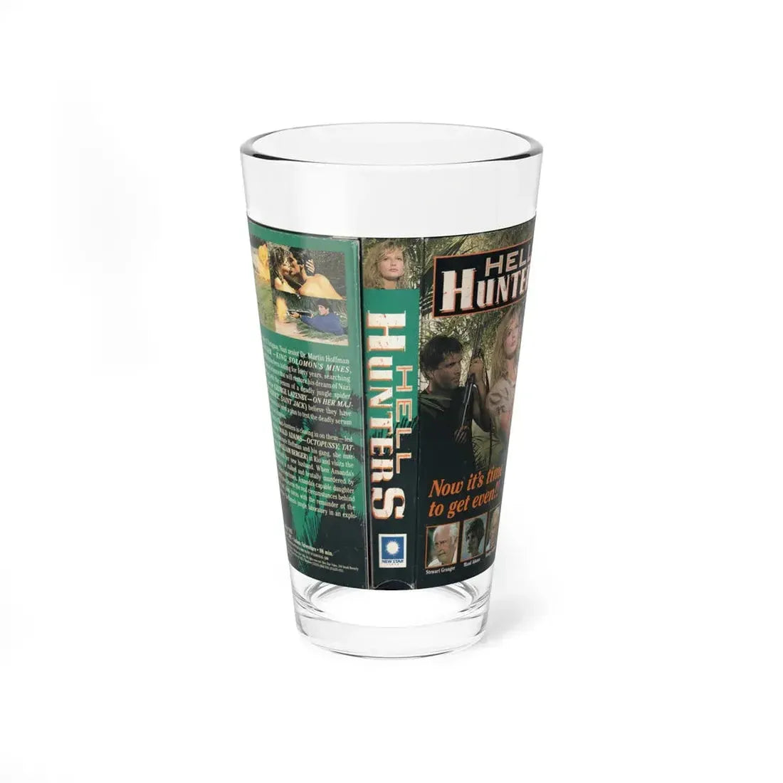 HELL HUNTERS (VHS COVER) Pint Glass 16oz 16oz - Go Mug Yourself
