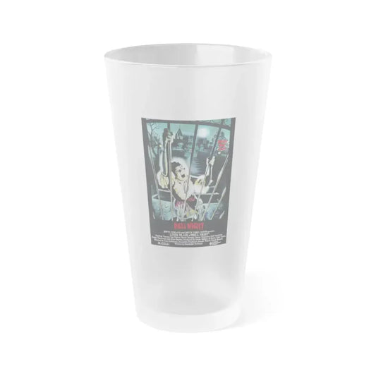 HELL NIGHT 1981 Movie Poster - Frosted Pint Glass 16oz Default Title - Go Mug Yourself