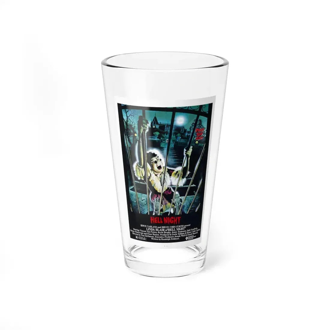 HELL NIGHT 1981 Movie Poster - Pint Glass 16oz 16oz - Go Mug Yourself