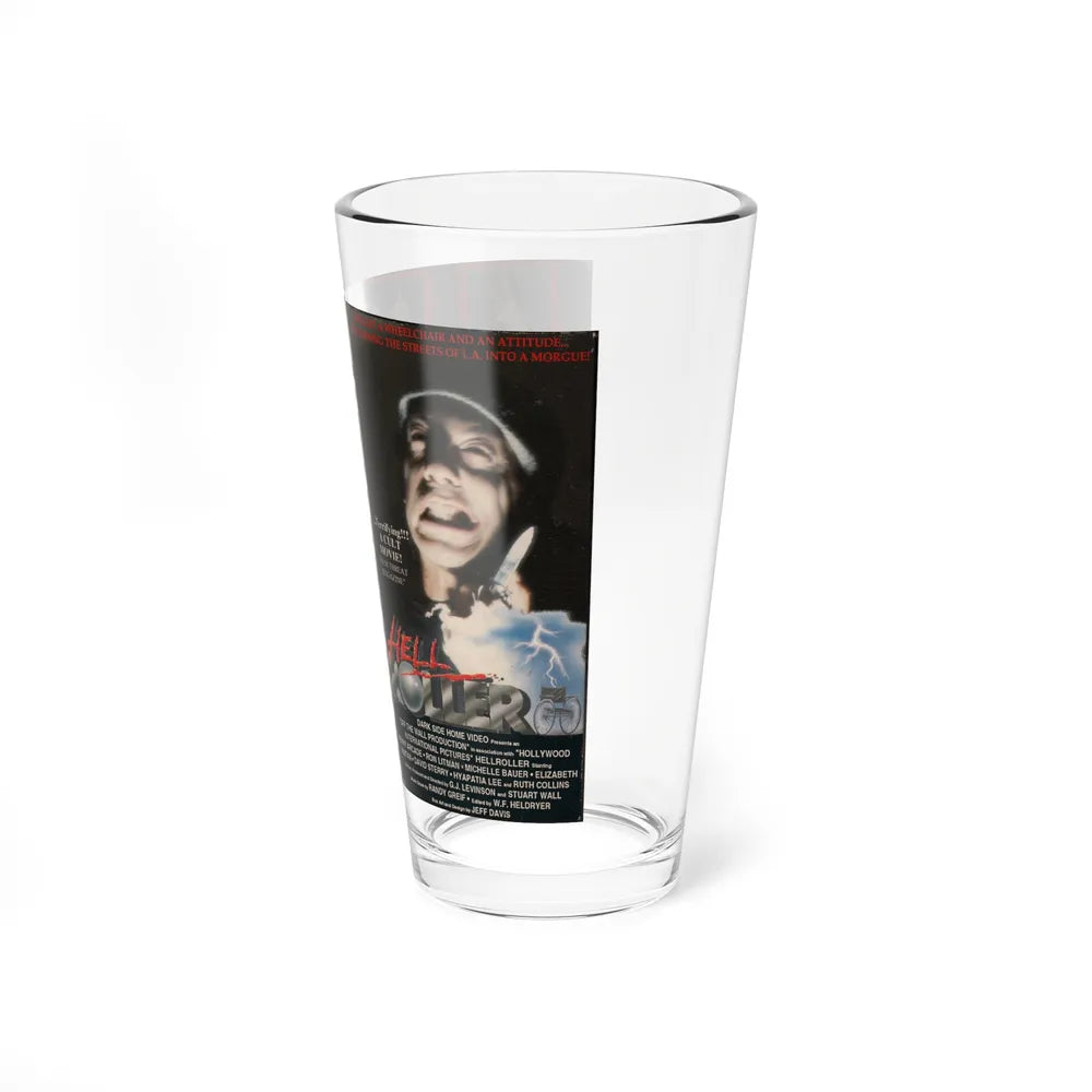 HELL ROLLER (VHS COVER) Pint Glass 16oz - Go Mug Yourself