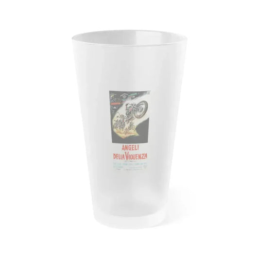 HELL'S ANGELS '69 (ITALIAN) 1969 Movie Poster - Frosted Pint Glass 16oz 16oz Frosted - Go Mug Yourself
