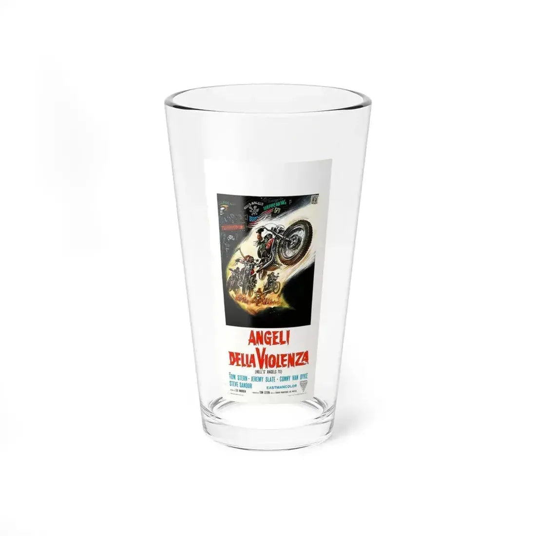 HELL'S ANGELS '69 (ITALIAN) 1969 Movie Poster - Pint Glass 16oz 16oz - Go Mug Yourself