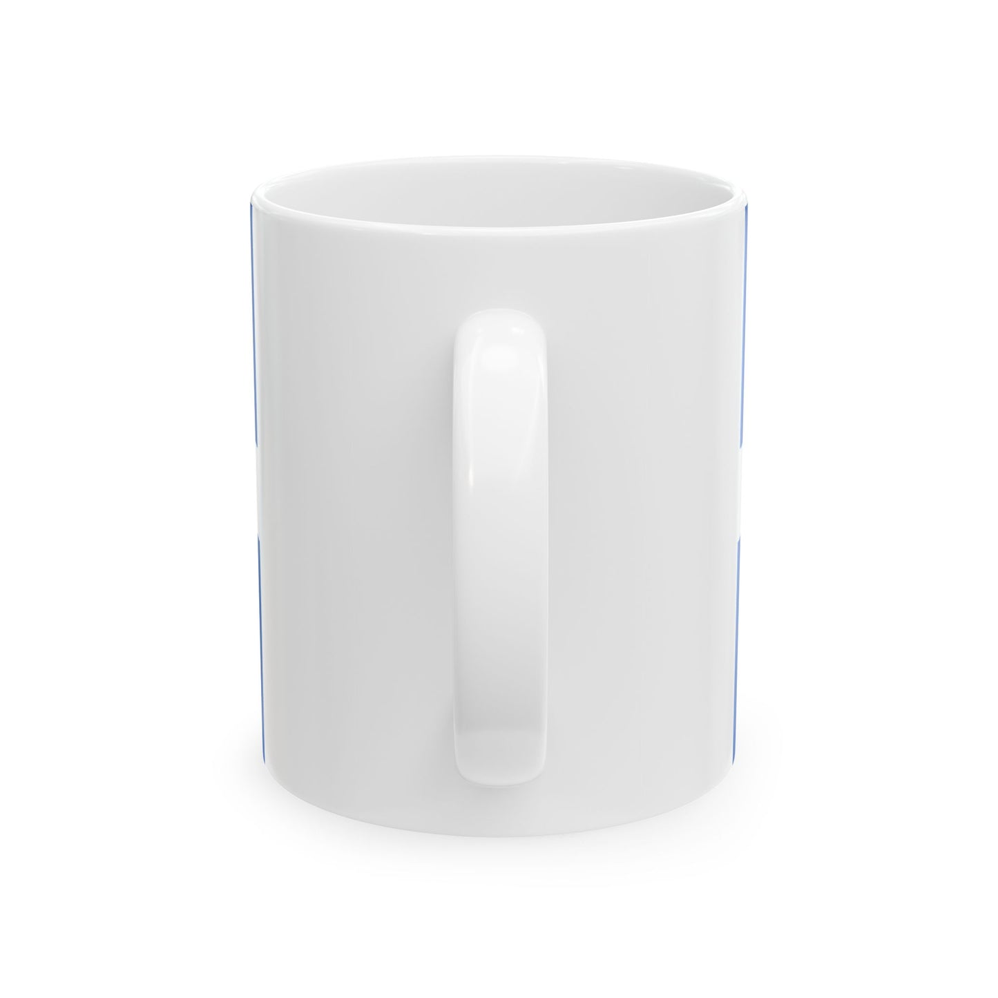 Hellenic civil air ensign (Greece) White Coffee Mug-Go Mug Yourself