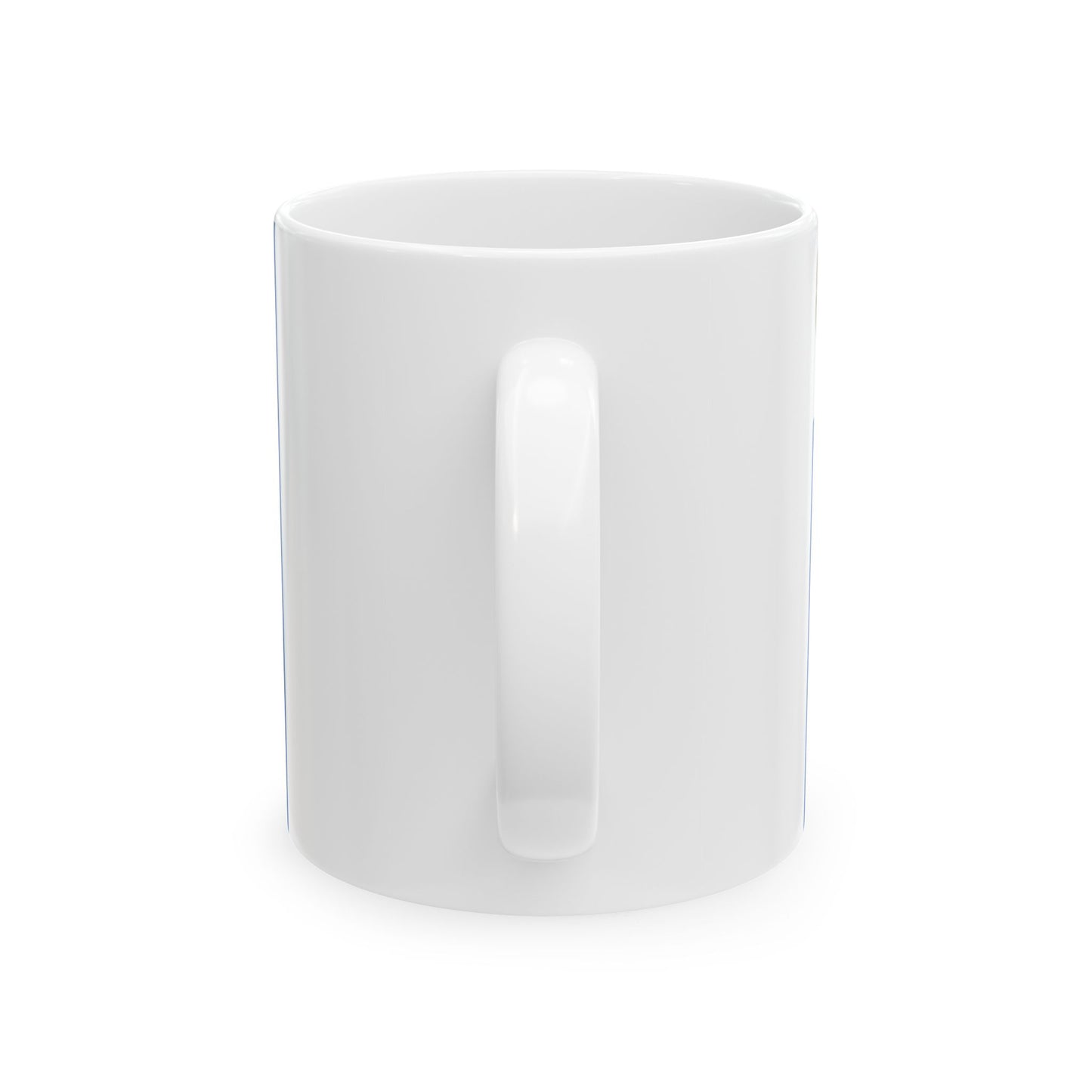 Hellenic Coast Guard House Flag (Greece) White Coffee Mug-Go Mug Yourself