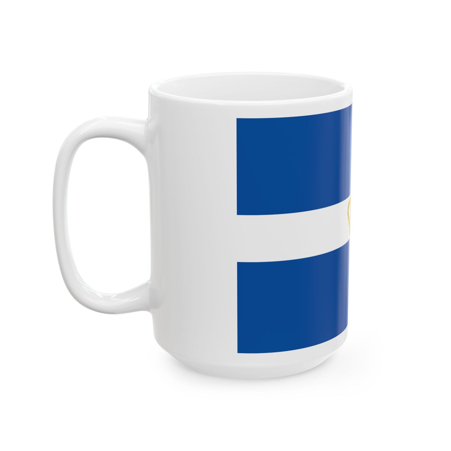 Hellenic Kingdom Flag 1935 (Greece) White Coffee Mug-Go Mug Yourself