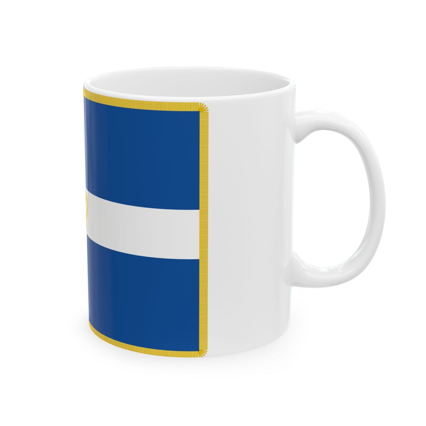 Hellenic Royal Flag 1935 (Greece) White Coffee Mug-Go Mug Yourself