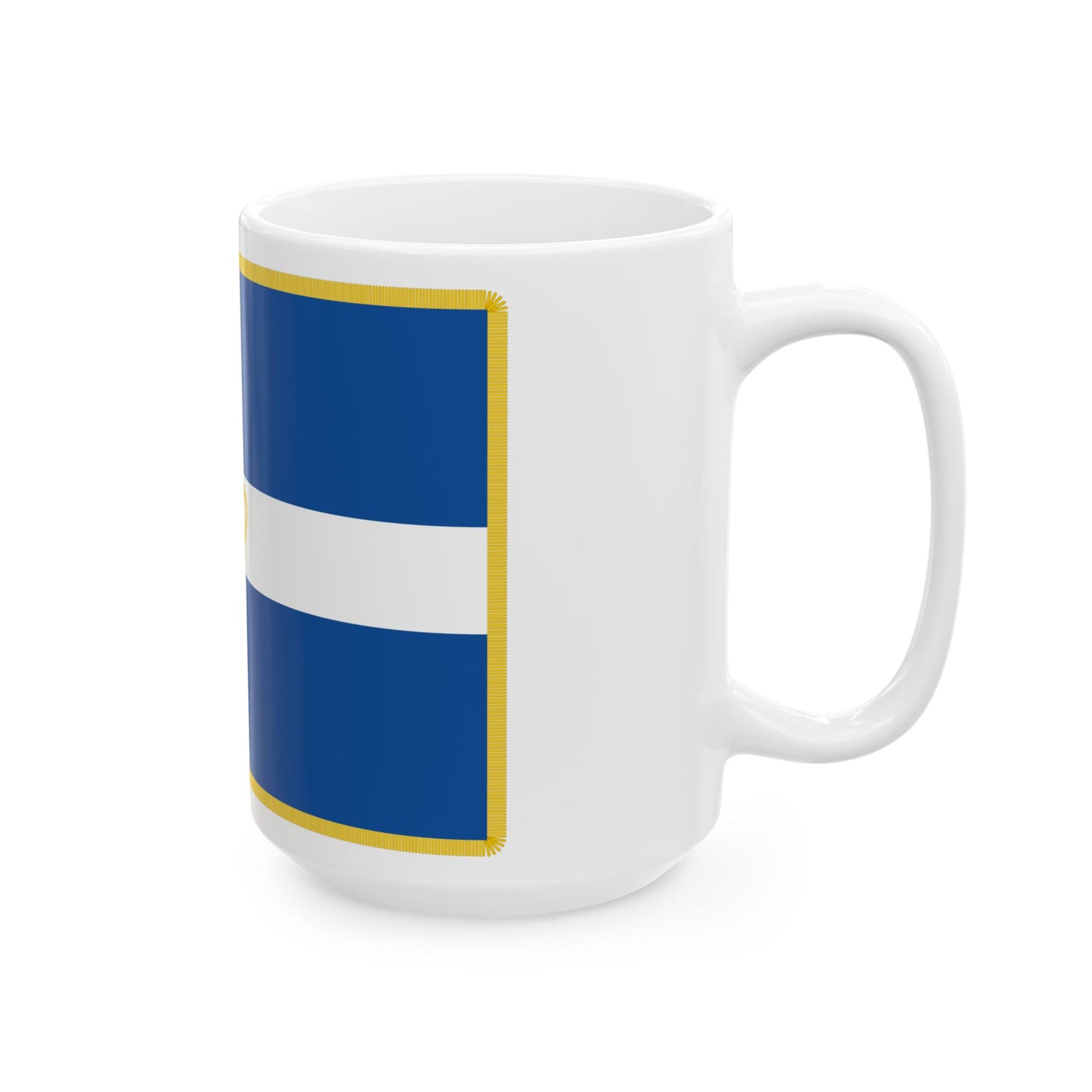Hellenic Royal Flag 1935 (Greece) White Coffee Mug-Go Mug Yourself