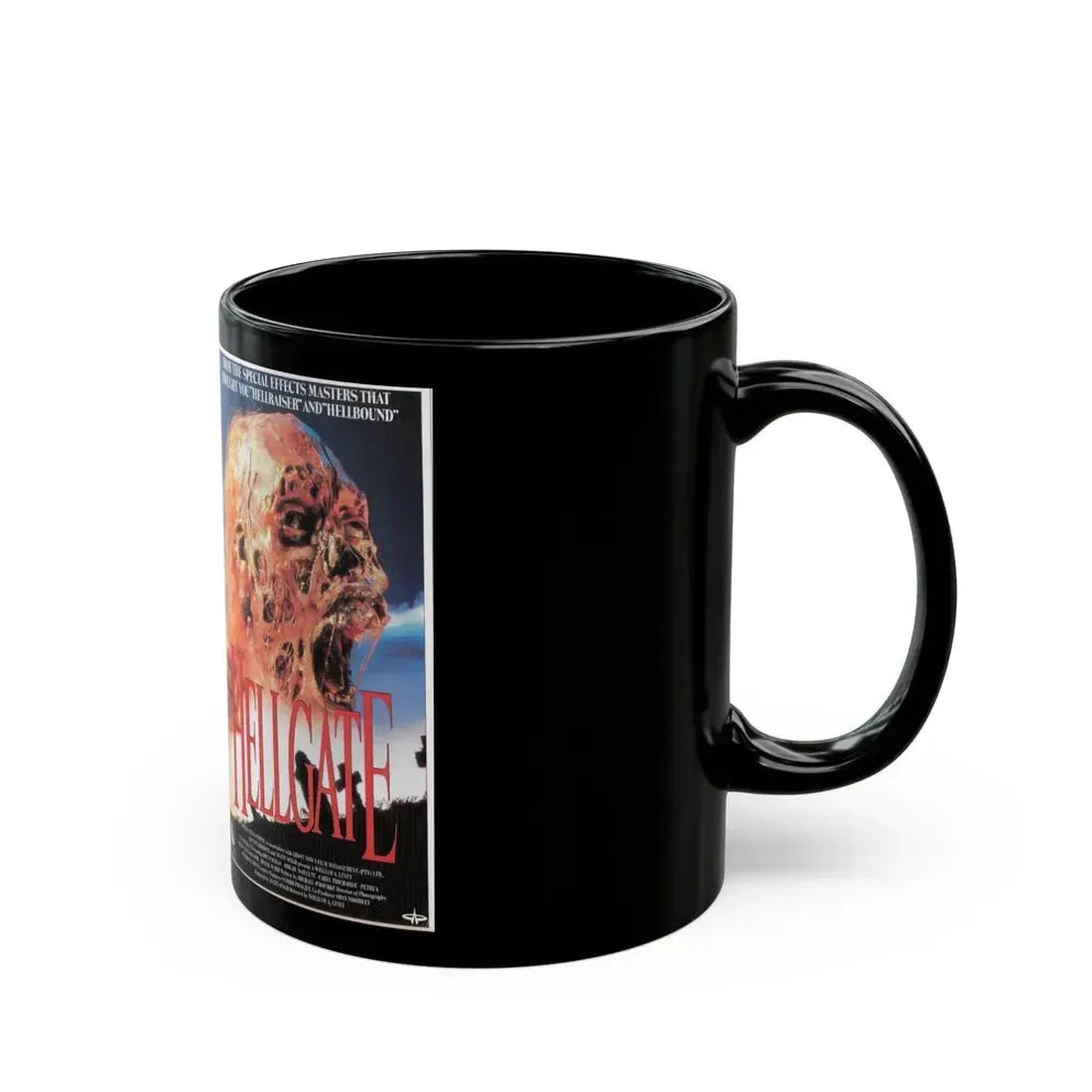 HELLGATE (VHS COVER) - Black Coffee Mug - Go Mug Yourself
