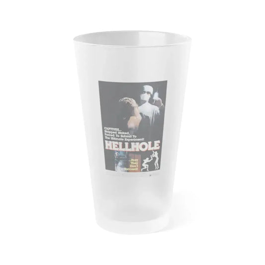 HELLHOLE 1985 Movie Poster - Frosted Pint Glass 16oz 16oz Frosted - Go Mug Yourself