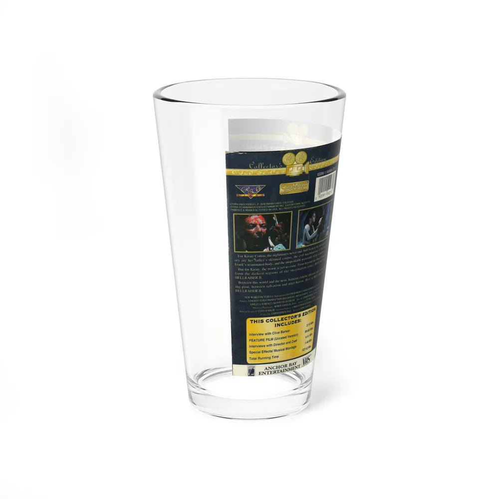 HELLRAISER 2 HELLBOUND (VHS COVER) Pint Glass 16oz - Go Mug Yourself