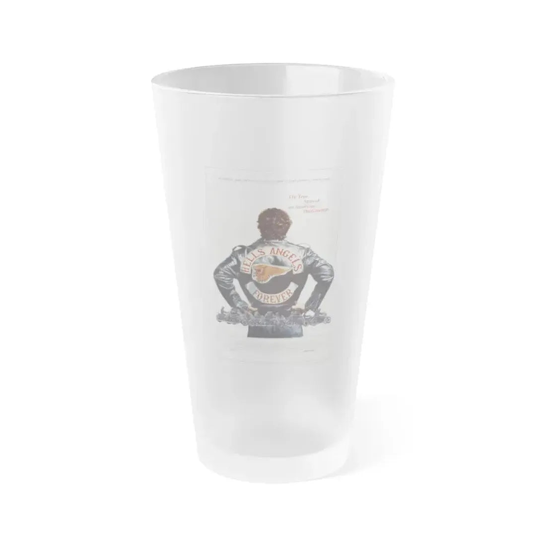 HELLS ANGELS FOREVER 1963 Movie Poster - Frosted Pint Glass 16oz 16oz Frosted - Go Mug Yourself