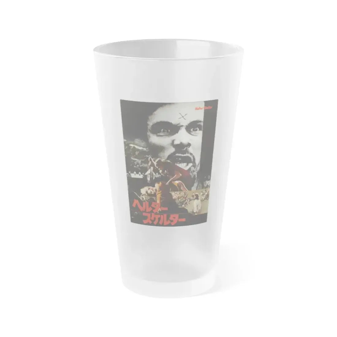 HELTER SKELTER 1976 Movie Poster - Frosted Pint Glass 16oz 16oz Frosted - Go Mug Yourself