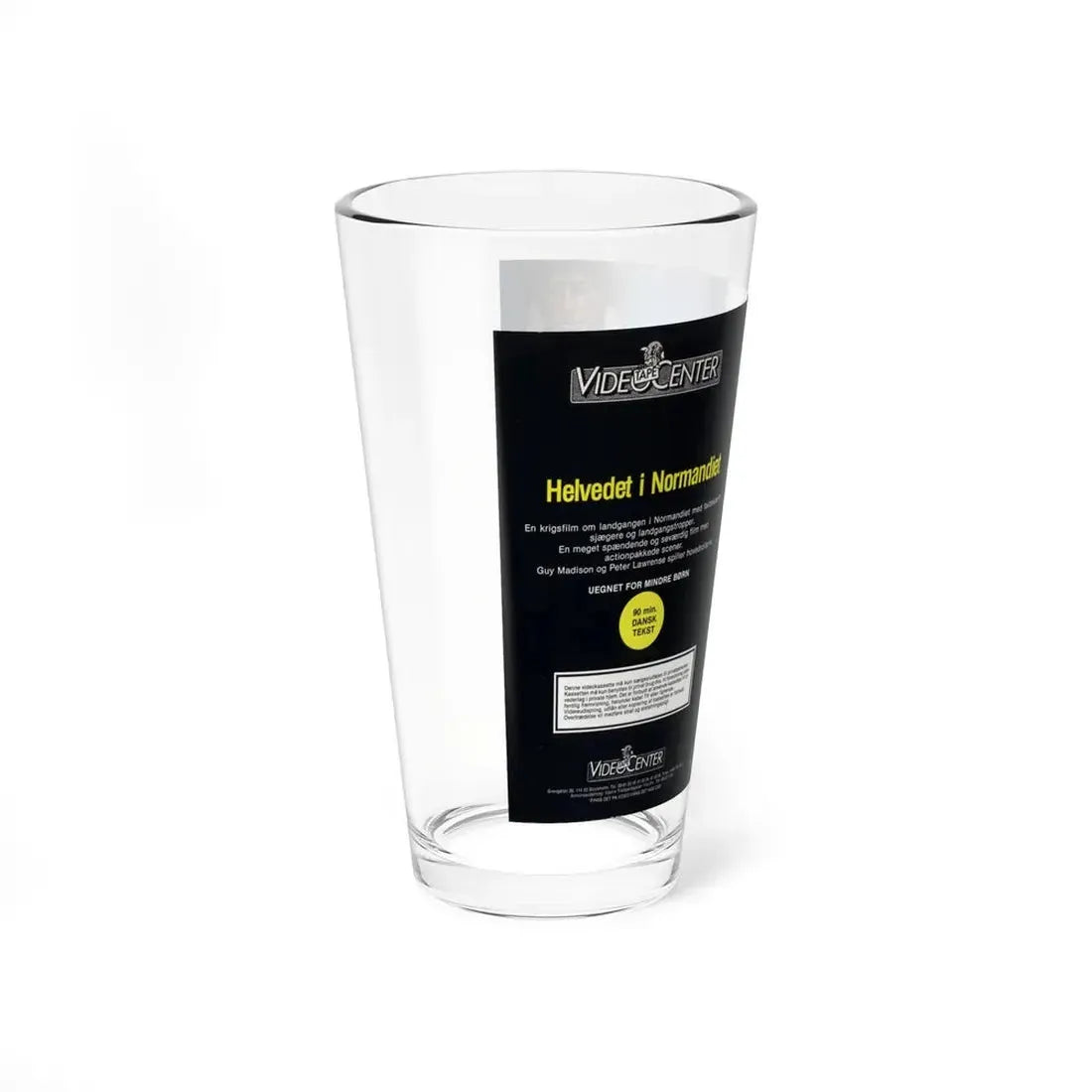 HELVEDET I NORMANDIET (VHS COVER) Pint Glass 16oz - Go Mug Yourself