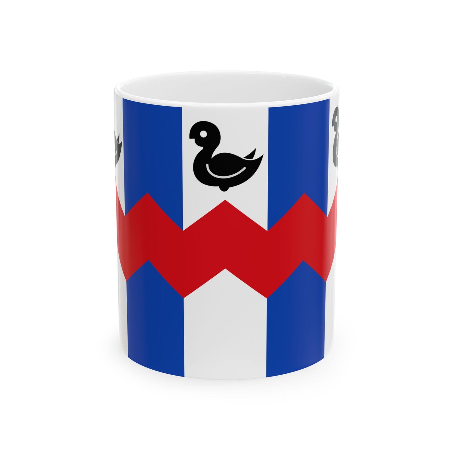 Hemiksem vlag (Belgium) White Coffee Mug-11oz-Go Mug Yourself