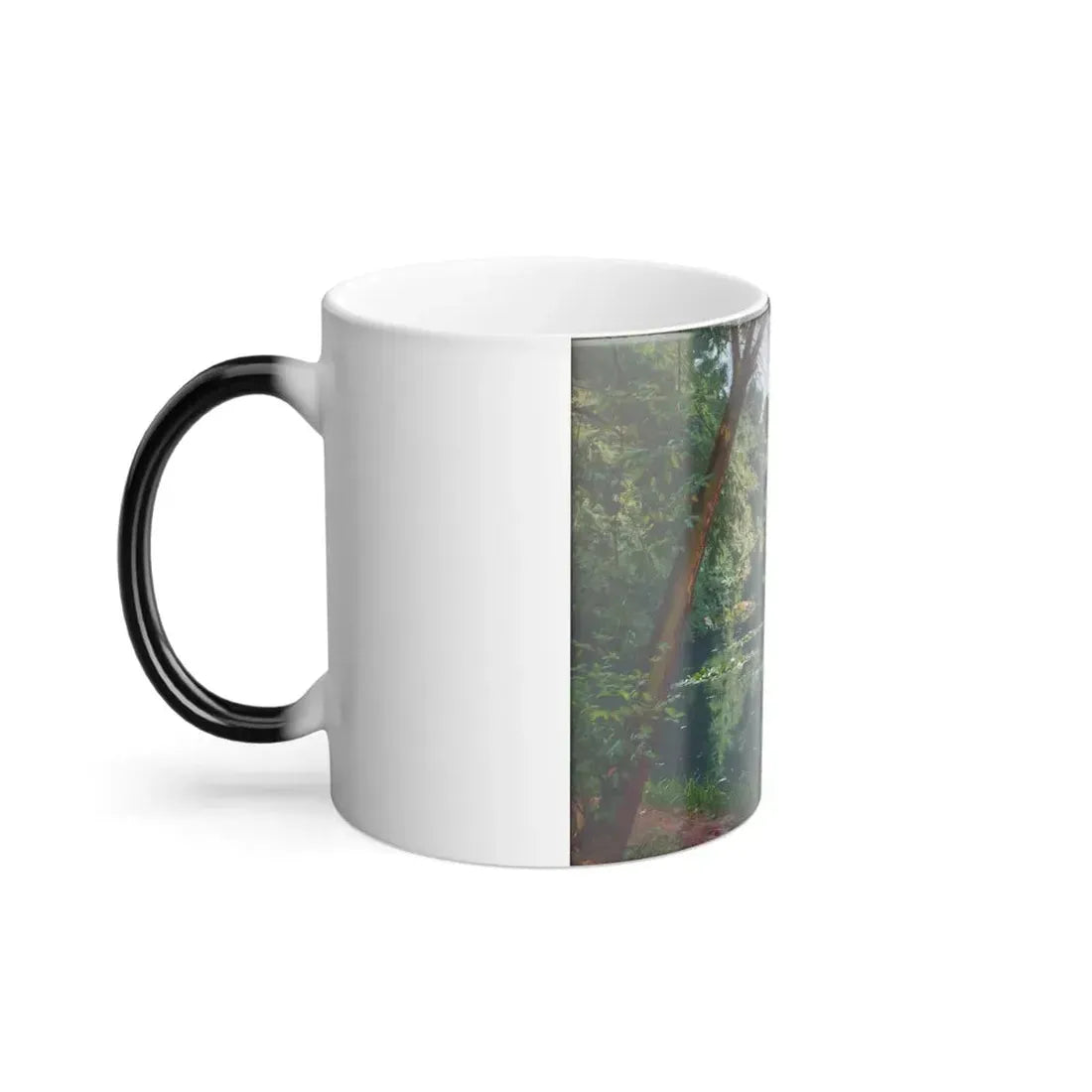 Henri Biva (1848-1928) Midsummer Water Lilies - Oil on Canvas - Color Changing Mug 11oz - Go Mug Yourself
