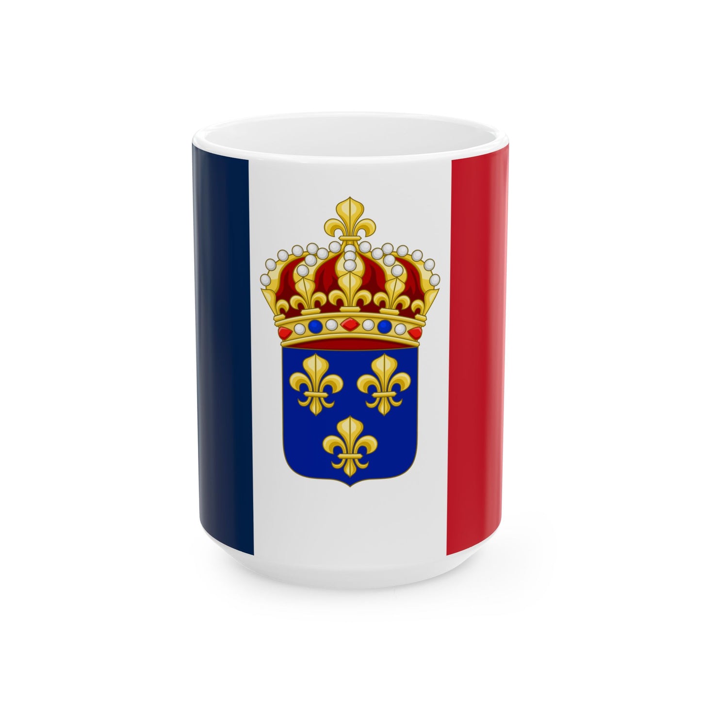 Henri dArtois Flag of France proposed (France) White Coffee Mug-15oz-Go Mug Yourself