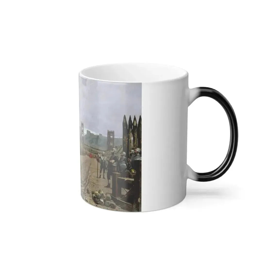 Henri-Paul Motte (1846-1922) Vercingetorix Before Caesar - 1886 - Color Changing Mug 11oz - Go Mug Yourself