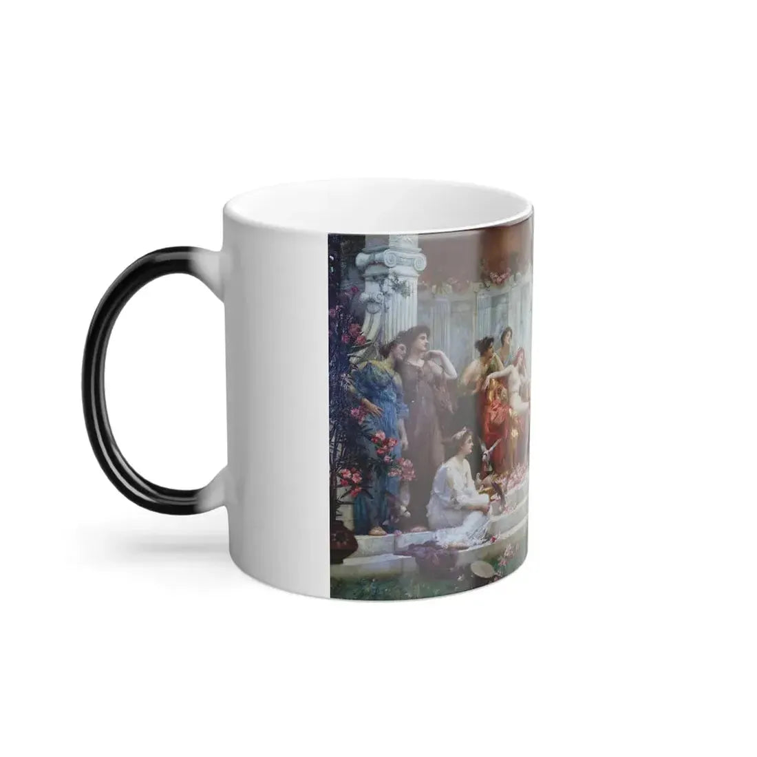 Henrietta Rae (1859-1928) Psyche before the throne of Venus - Oil on Canvas 1894 - Color Changing Mug 11oz - Go Mug Yourself