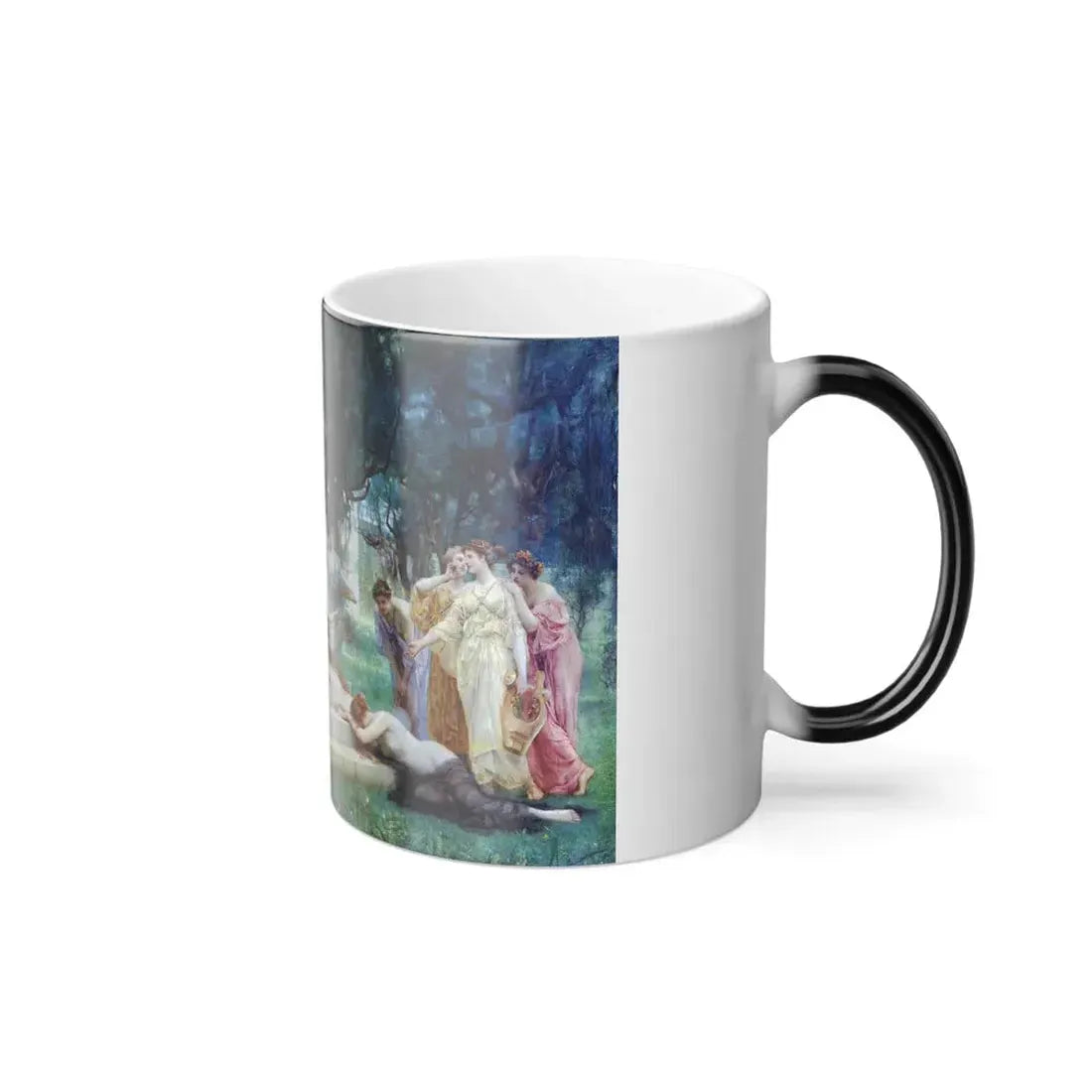 Henrietta Rae (1859-1928) Psyche before the throne of Venus - Oil on Canvas 1894 - Color Changing Mug 11oz - Go Mug Yourself